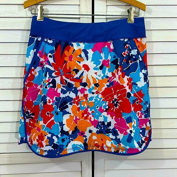 Lands End Swim Size 6 Board Skort Active Tropical - Picture 2 of 10